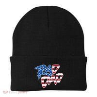 Rad Dad Retro 4th Of July Usa Flag Great Gift Beanie thumb 0