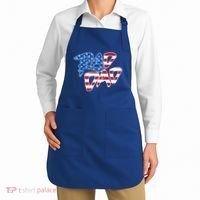 Rad Dad Retro 4th Of July Usa Flag Great Gift Apron thumb 2