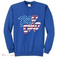 Rad Dad Retro 4th Of July Usa Flag Great Gift Sweatshirt thumb 0
