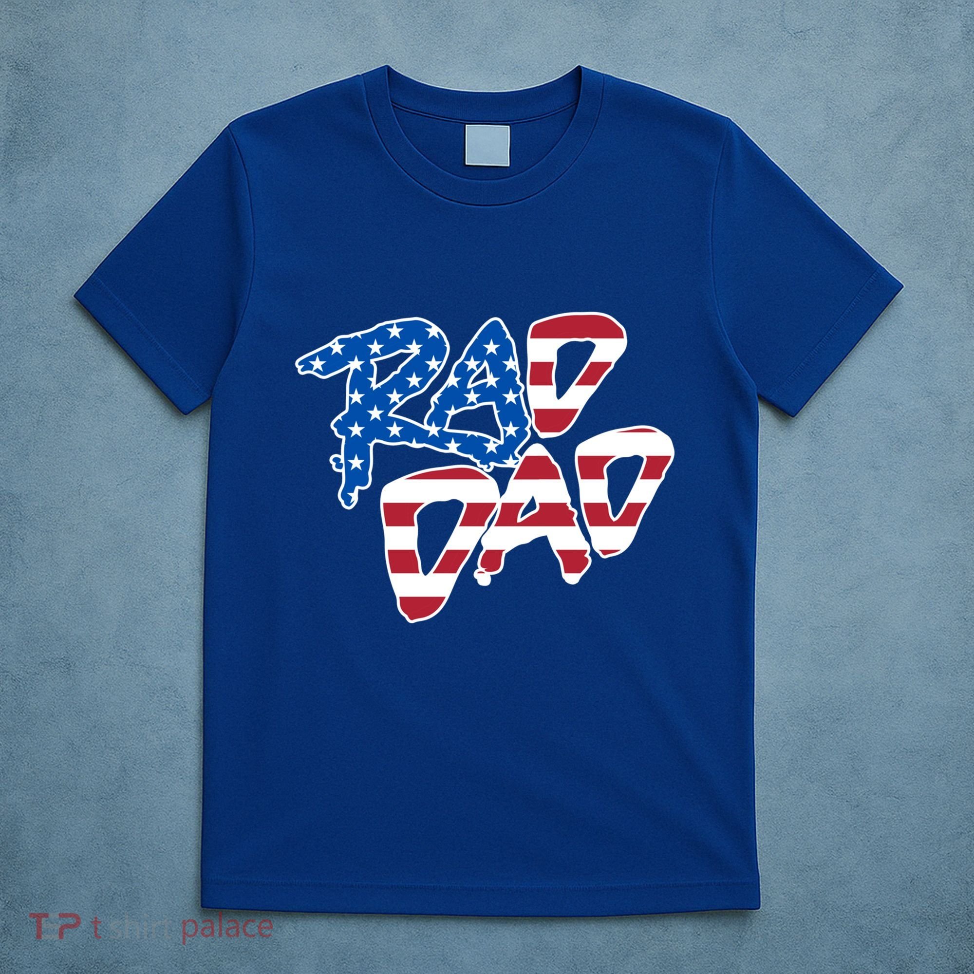 Rad Dad Retro 4th Of July Usa Flag Great Gift T-Shirt
