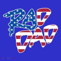 Rad Dad Retro 4th Of July Usa Flag Great Gift Coaster thumb 2