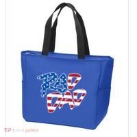 Rad Dad Retro 4th Of July Usa Flag Great Gift Tote Bag thumb 3