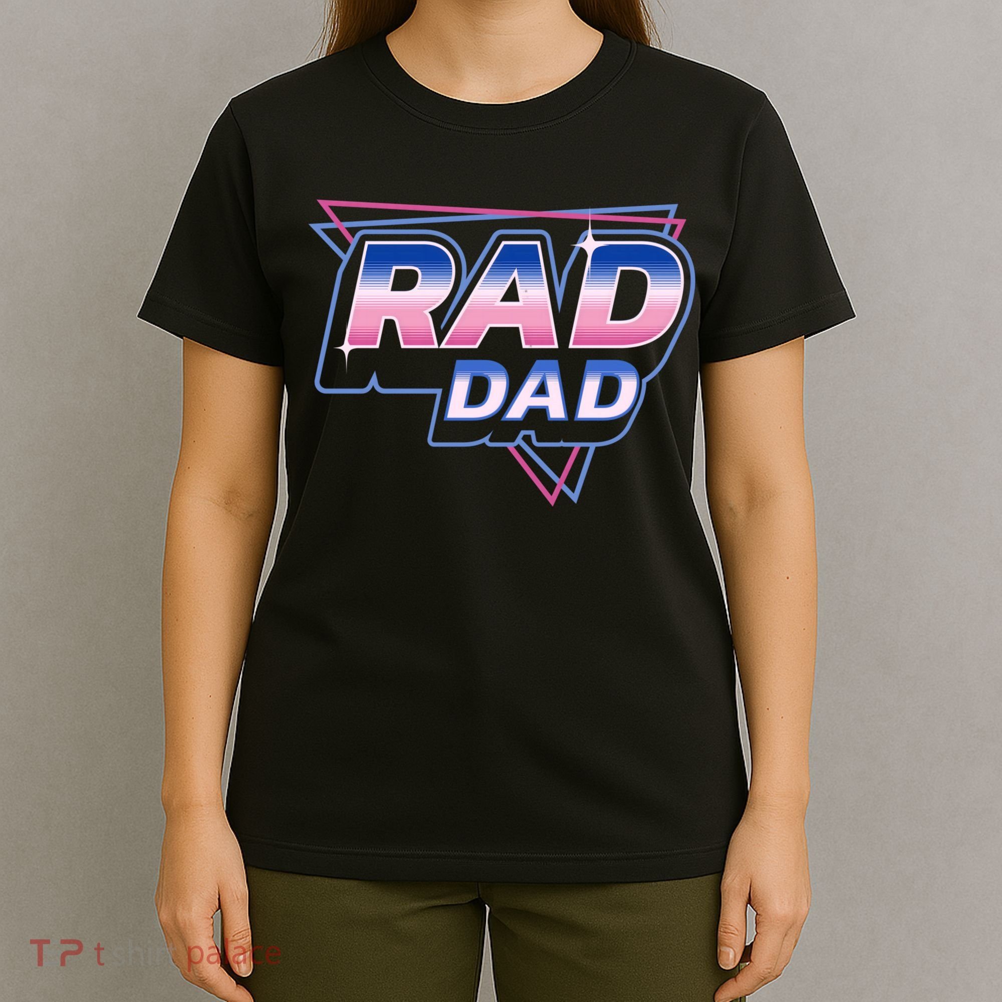 Rad Dad Retro Vintage 80s Synthwave T-Shirt