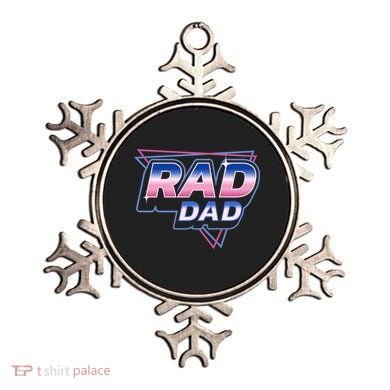Rad Dad Retro Vintage 80s Synthwave Ornament