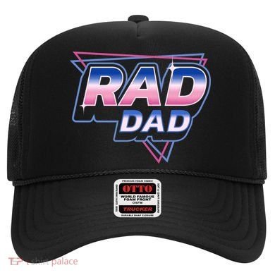 Rad Dad Retro Vintage 80s Synthwave Hat