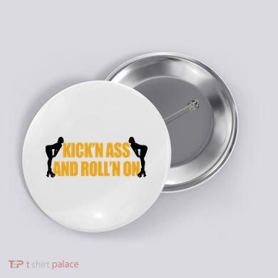 Roller Derby Roll'n On Button