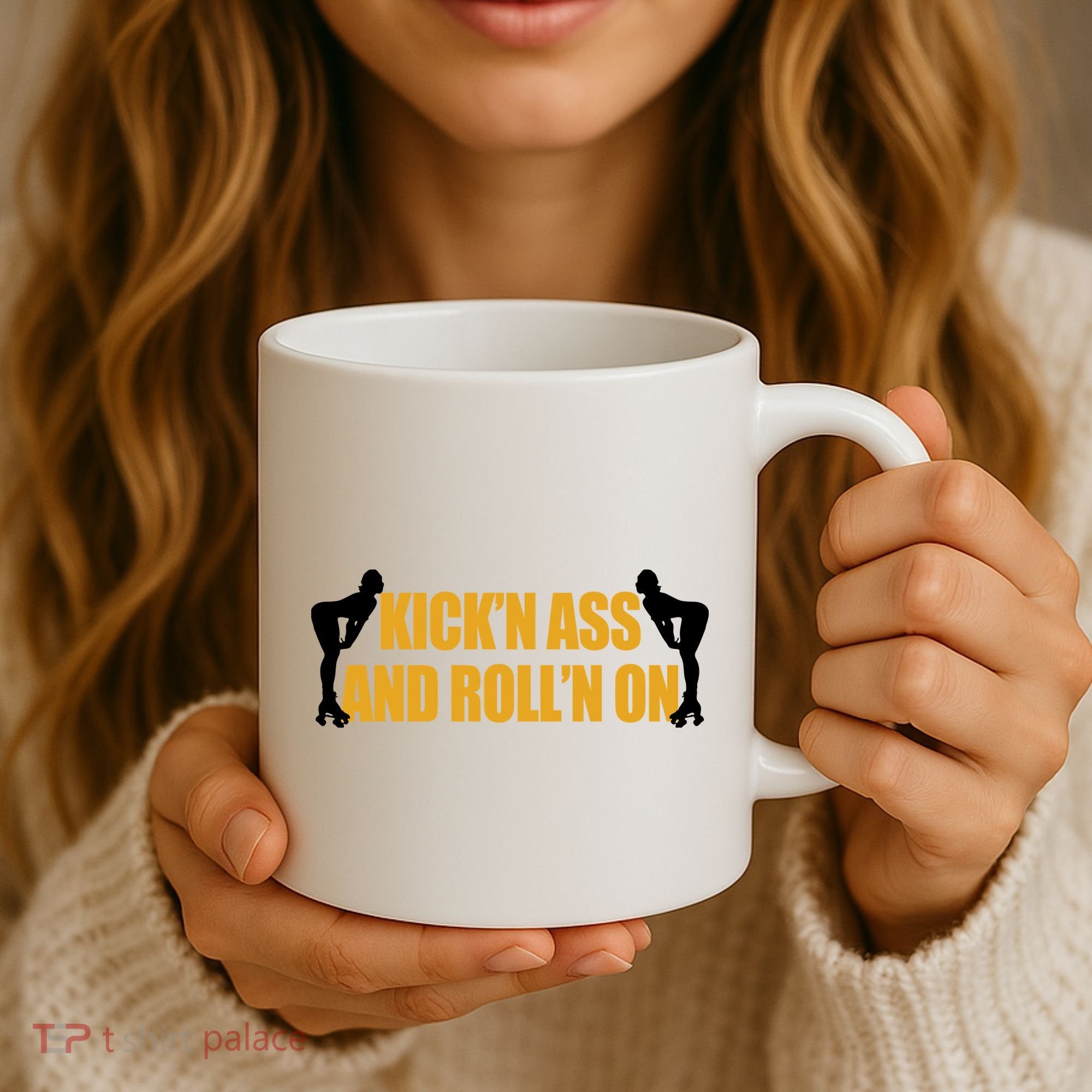 Roller Derby Roll'n On Coffee Mug