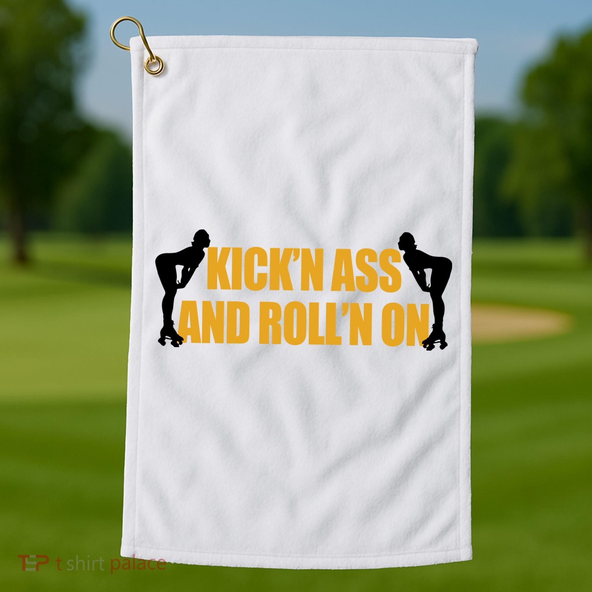 Roller Derby Roll'n On Golf Towel