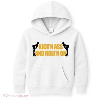 Roller Derby Roll'n On Kids Hoodie