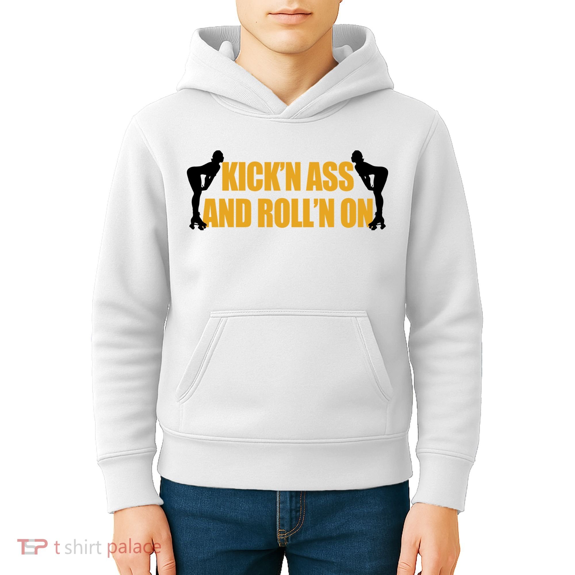 Roller Derby Roll'n On Kids Hoodie