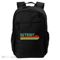 Retro Detroit Sunset Logo Backpack thumb 0