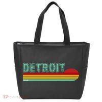 Retro Detroit Sunset Logo Tote Bag thumb 0