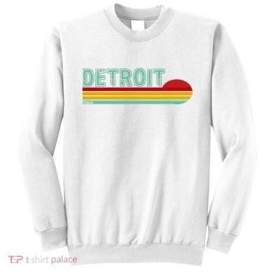 Retro Detroit Sunset Logo Sweatshirt