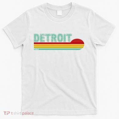 Retro Detroit Sunset Logo T-Shirt