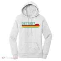 Retro Detroit Sunset Logo Women's Hoodie thumb 0