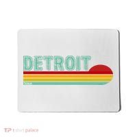 Retro Detroit Sunset Logo Mousepad thumb 0