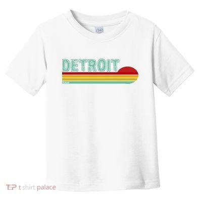 Retro Detroit Sunset Logo Toddler T-Shirt