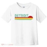 Retro Detroit Sunset Logo Toddler T-Shirt thumb 0