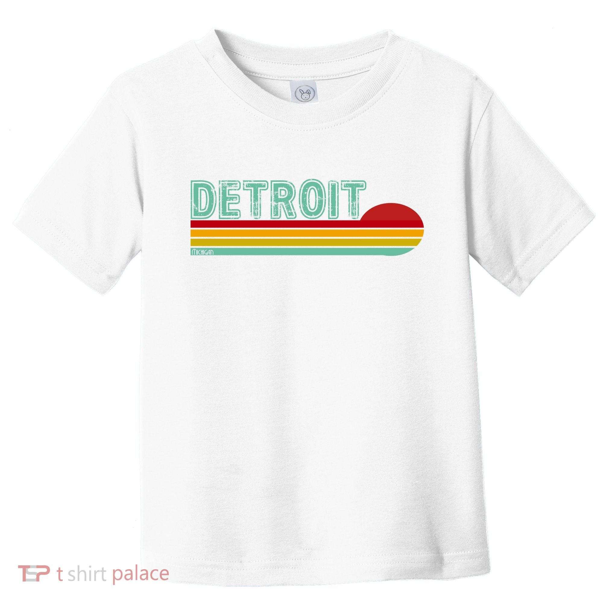 Retro Detroit Sunset Logo Toddler T-Shirt