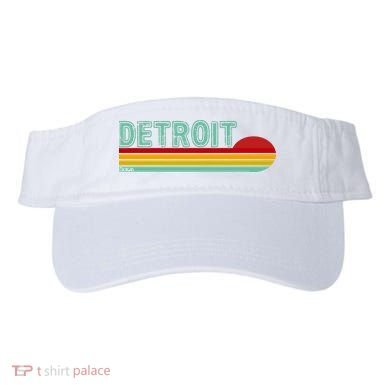 Retro Detroit Sunset Logo Visor