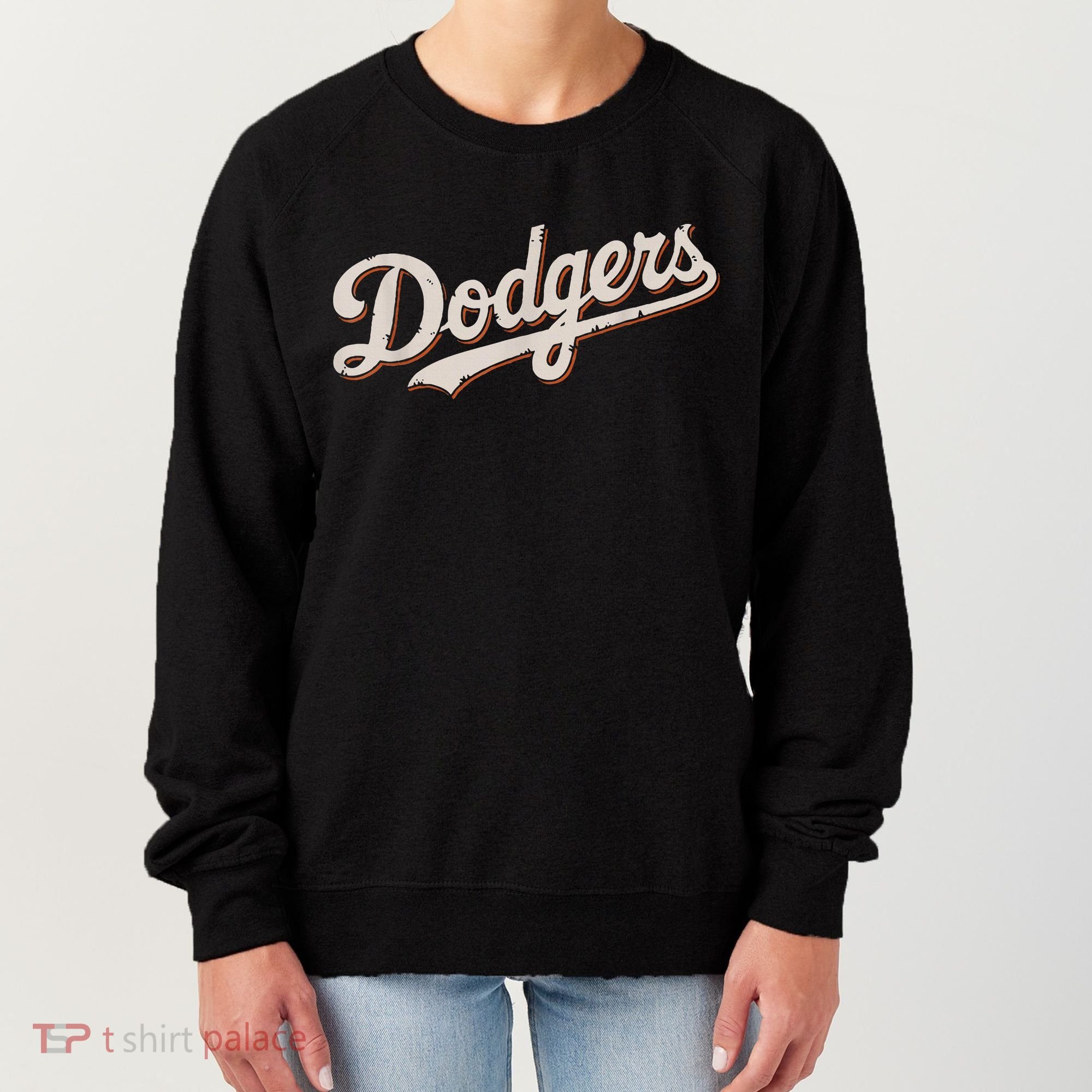 Retro Dodgers Style Classic Women's Sweatshirt