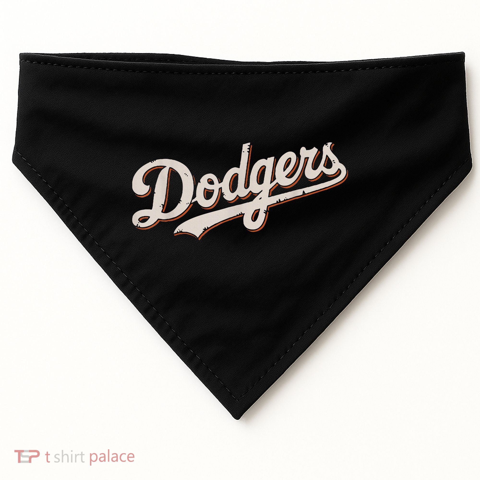Retro Dodgers Style Classic USA-Made Doggie Bandana