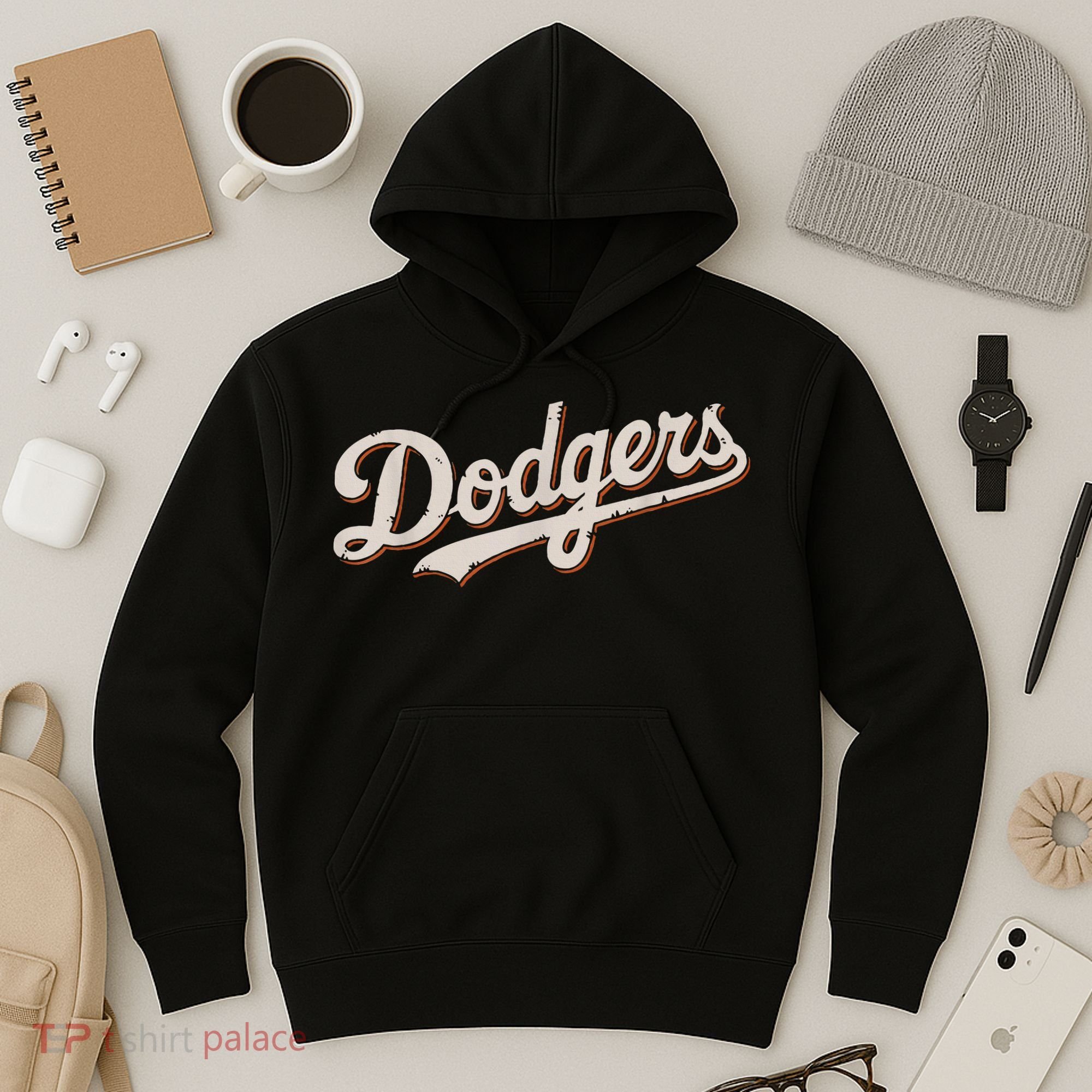 Retro Dodgers Style Classic Hoodie