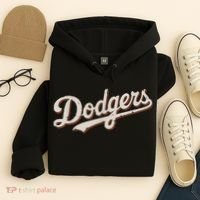 Retro Dodgers Style Classic Hoodie thumb 4