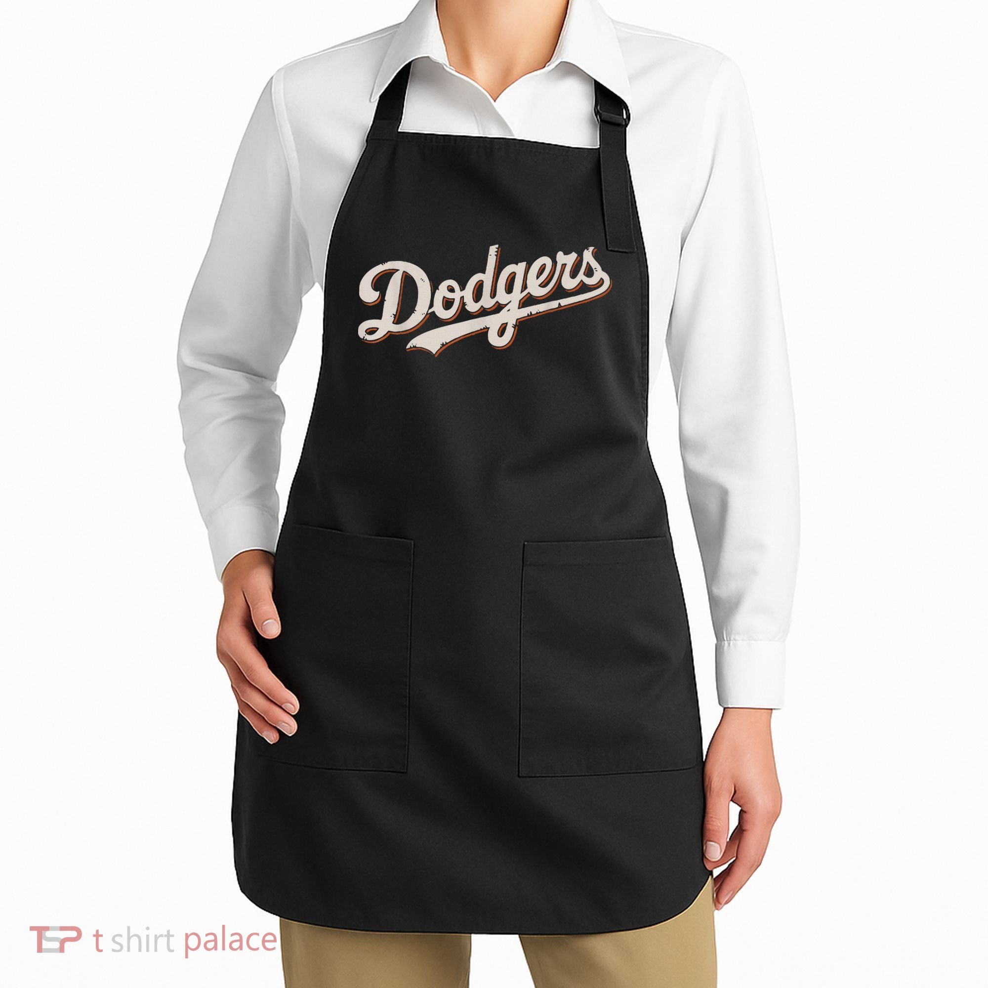 Retro Dodgers Style Classic Apron