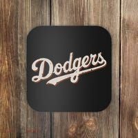 Retro Dodgers Style Classic Coaster thumb 0