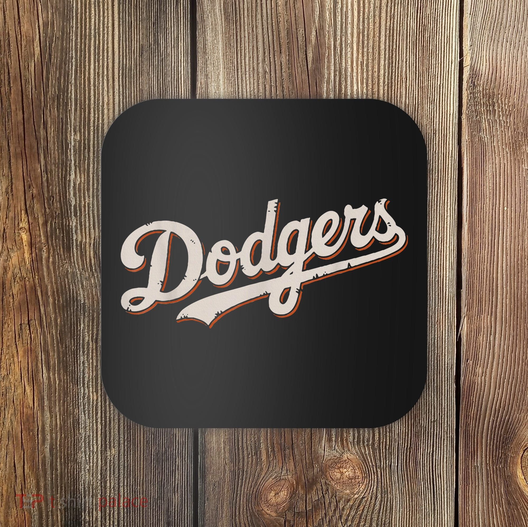 Retro Dodgers Style Classic Coaster