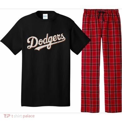 Retro Dodgers Style Classic Pajama Set