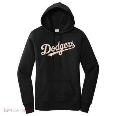 Retro Dodgers Style Classic Women's Hoodie