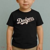 Retro Dodgers Style Classic Toddler T-Shirt thumb 2