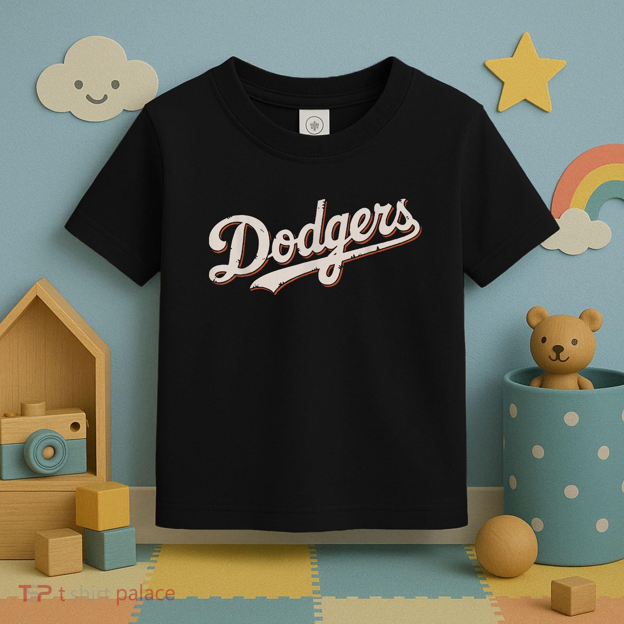 Retro Dodgers Style Classic Toddler T-Shirt