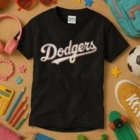 Retro Dodgers Style Classic Kids T-Shirt thumb 3