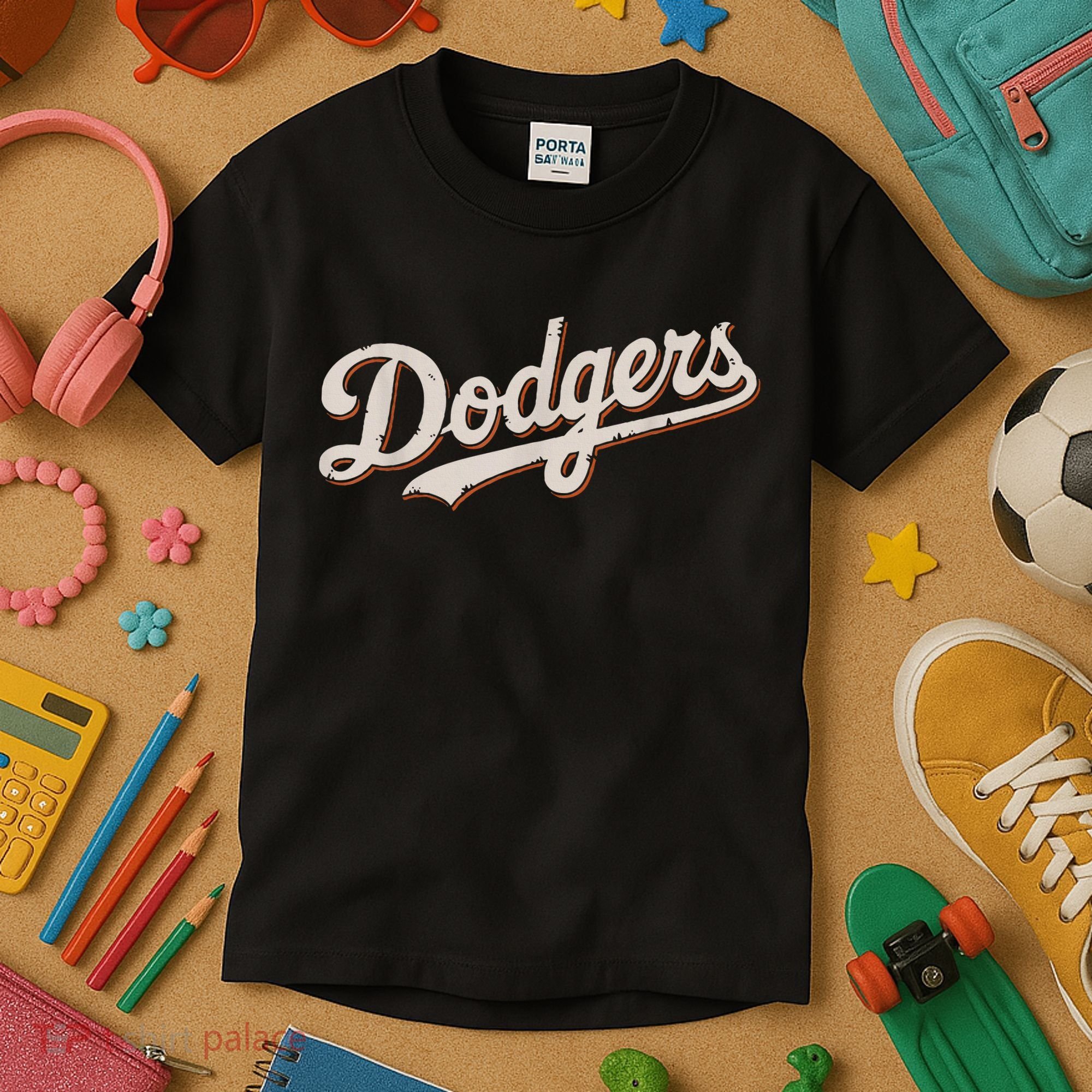 Retro Dodgers Style Classic Kids T-Shirt