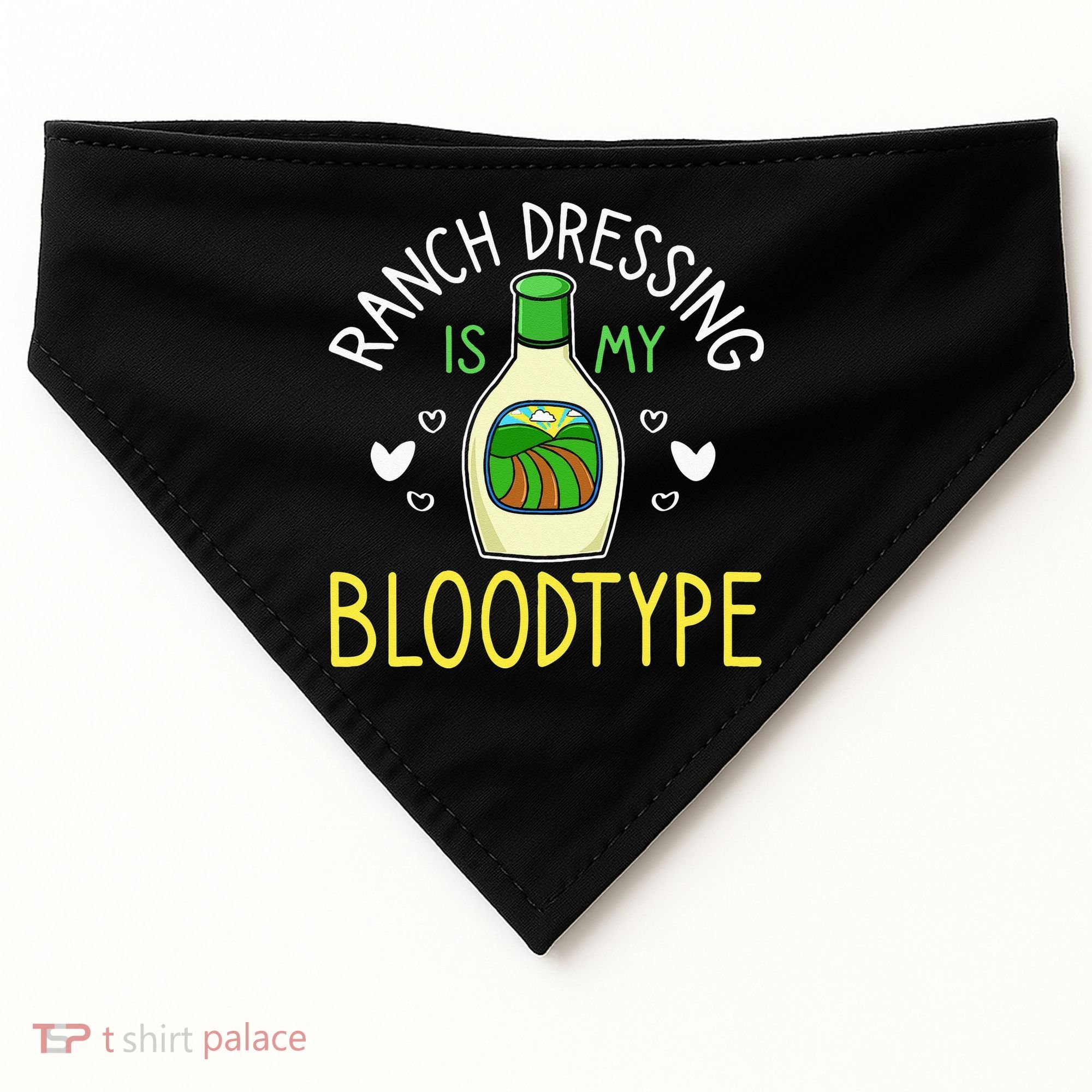 Ranch Dressing Salad Sauce USA-Made Doggie Bandana