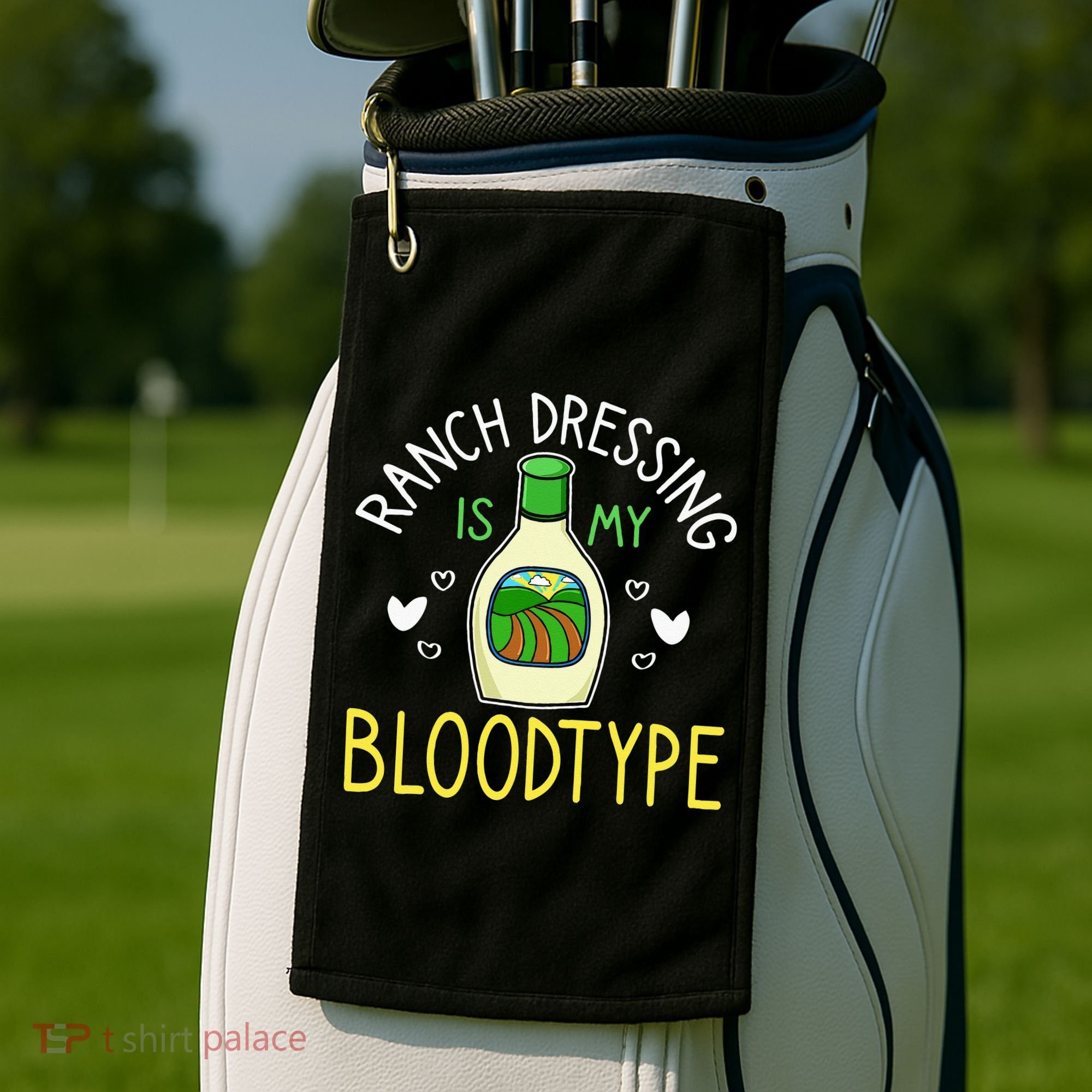 Ranch Dressing Salad Sauce Golf Towel