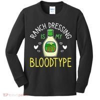 Ranch Dressing Salad Sauce Kids Long Sleeve Shirt thumb 0
