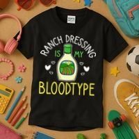 Ranch Dressing Salad Sauce Kids T-Shirt thumb 3