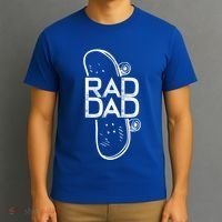 Rad Dad Skateboard Father Gift T-Shirt thumb 3