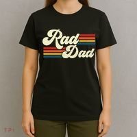 Rad Dad Shirt Vintage Retro Fathers Day Gift T-Shirt thumb 4