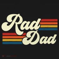 Rad Dad Shirt Vintage Retro Fathers Day Gift T-Shirt thumb 7
