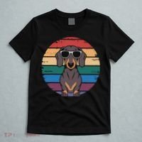 Retro Dachshund Sunset T-Shirt thumb 5