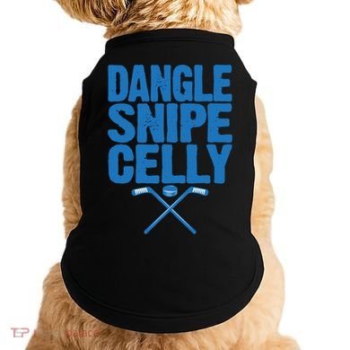 Retro Dangle Snipe Celly Quote Ice Hockey Player Saying Meaningful Gift Doggie Tank
