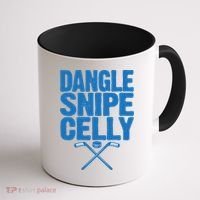 Retro Dangle Snipe Celly Quote Ice Hockey Player Saying Meaningful Gift Coffee Mug thumb 1