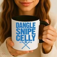 Retro Dangle Snipe Celly Quote Ice Hockey Player Saying Meaningful Gift Coffee Mug thumb 3