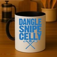 Retro Dangle Snipe Celly Quote Ice Hockey Player Saying Meaningful Gift Coffee Mug thumb 4