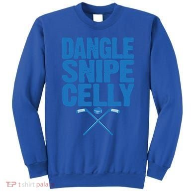 Retro Dangle Snipe Celly Quote Ice Hockey Player Saying Meaningful Gift Sweatshirt